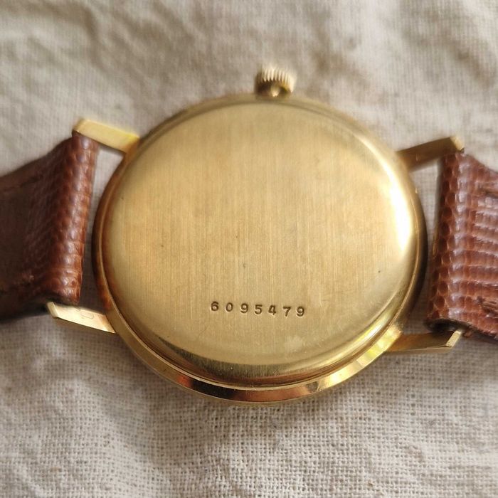 Ceas mecanic Eterna, vintage, aur masiv 18k, functionare f. buna