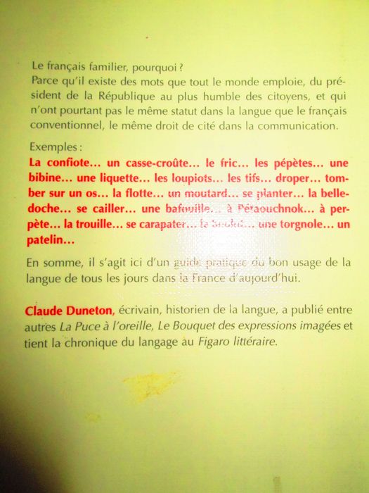 1998 Le guide du francais familier
