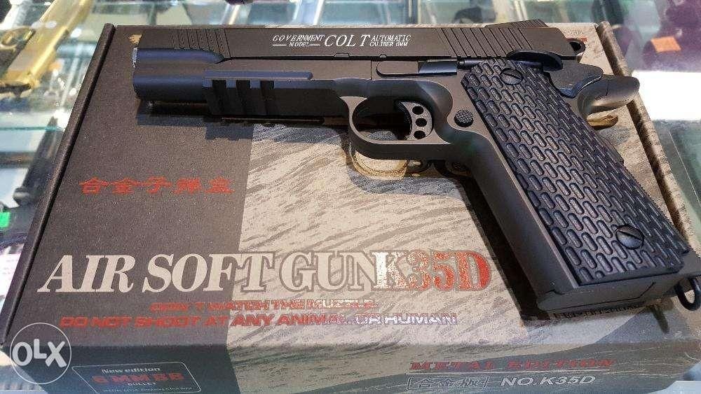 Pistol Foarte Fiabil!! Mecanism FULL METAL (500bbs) Airsoft (Colt) NOU