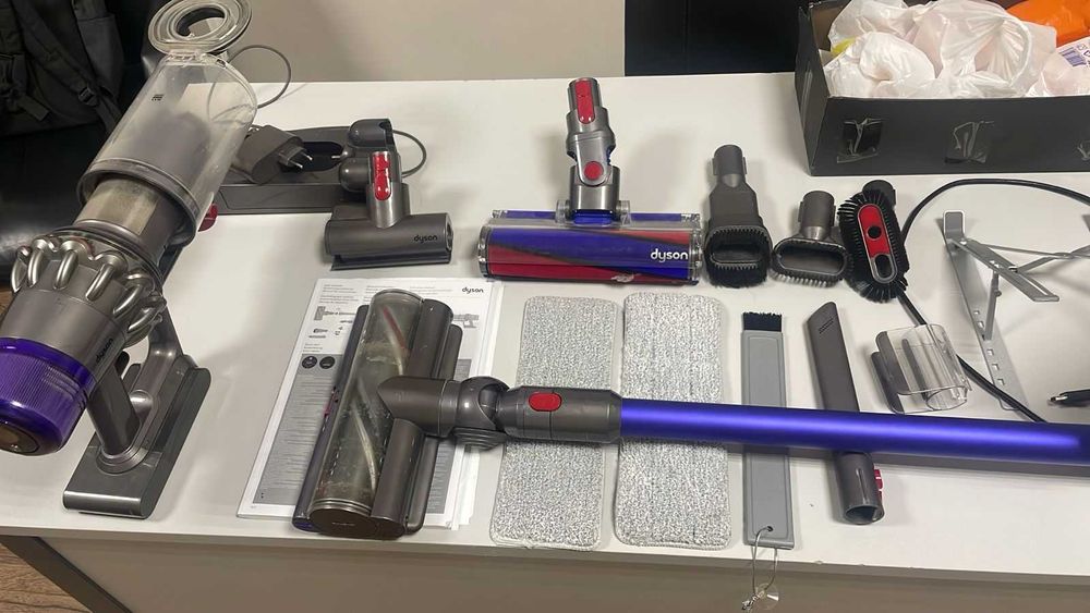 Пылесос Dyson V12 Detect Slim Total Clean серебристый