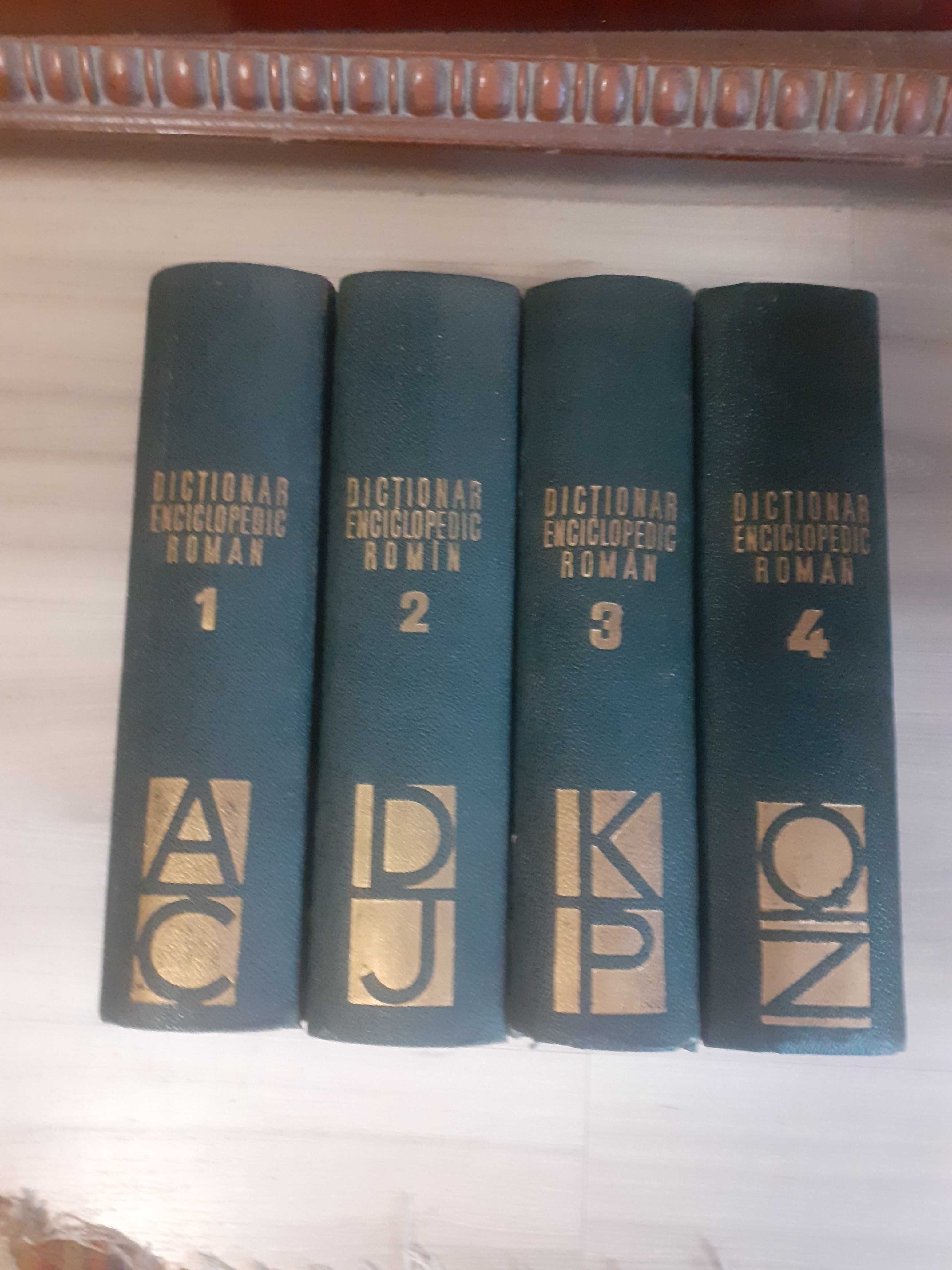 Dictionar enciclopedic roman  volum 1.2.3.4