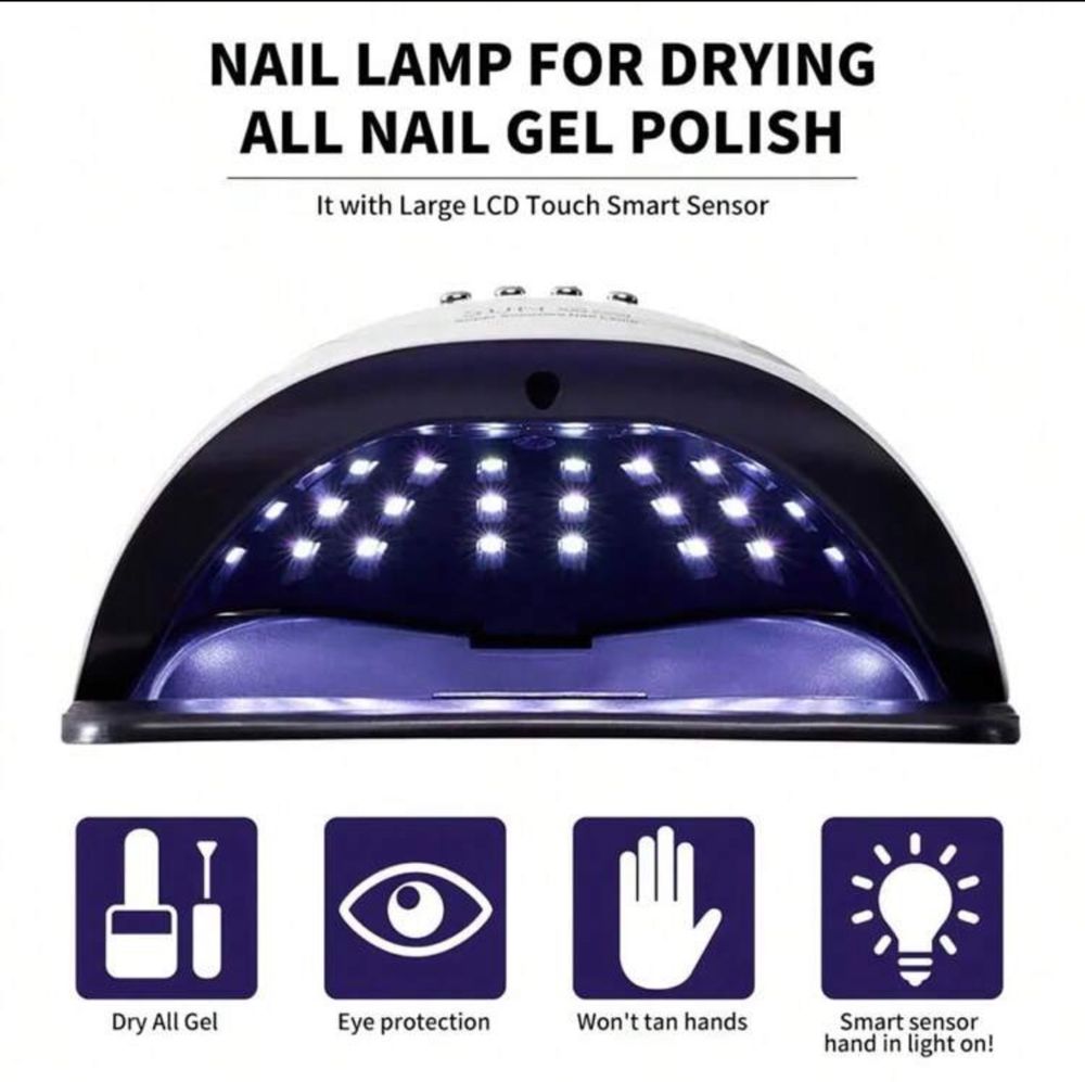 Печка / лампа за маникюр uv led 45 светлинки