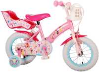 Bicicleta pentru fete Disney Princess, 12 inch, culoare roz, frana de