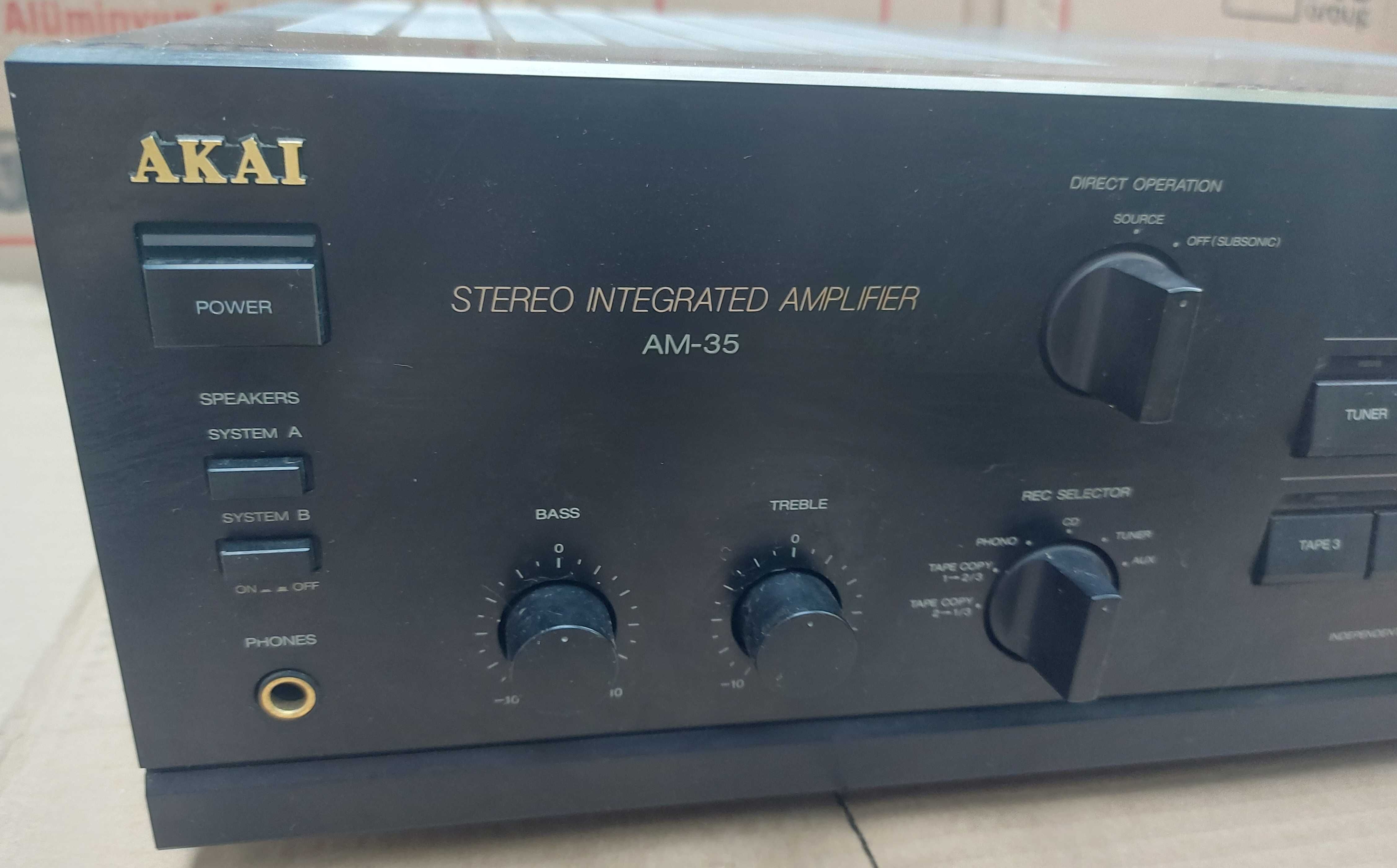 Akai AM-35 Stereo Integrated Amplifier 2X90W/4Ohm