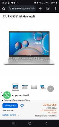 Laptop Asus Intel Core i7 1165G7, 8 GB RAM, 512 GB SSD