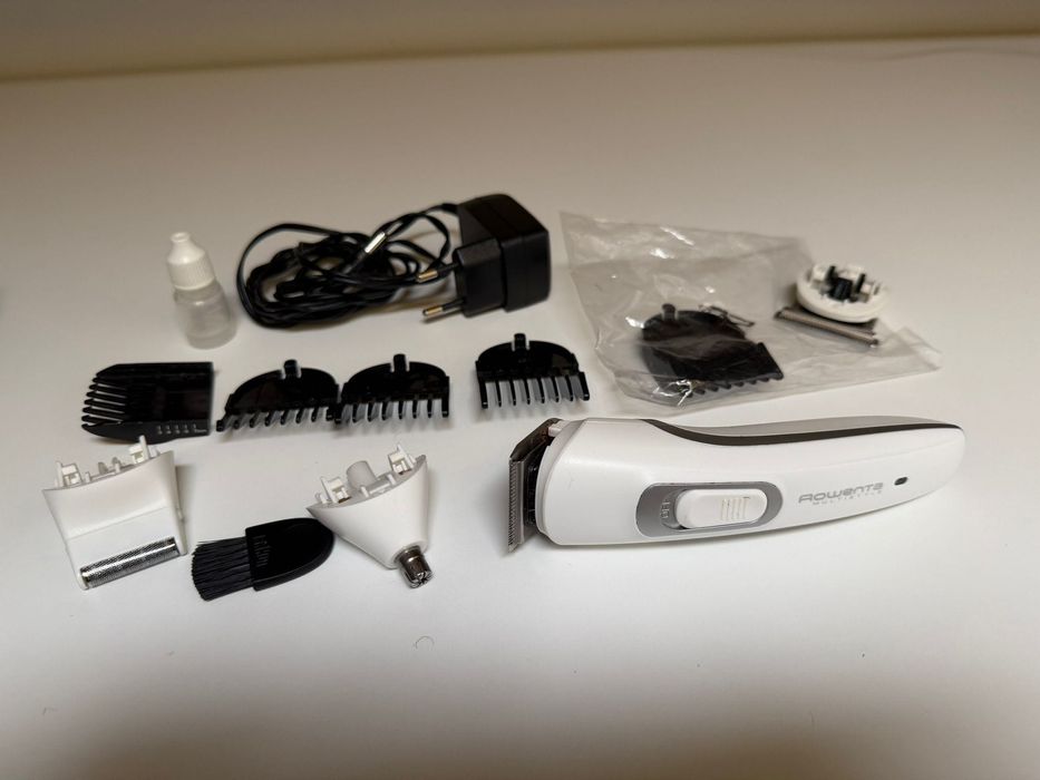 Aparat de tuns/barberit ROWENTA Multistyle 9 in 1, alb, 5 trepte