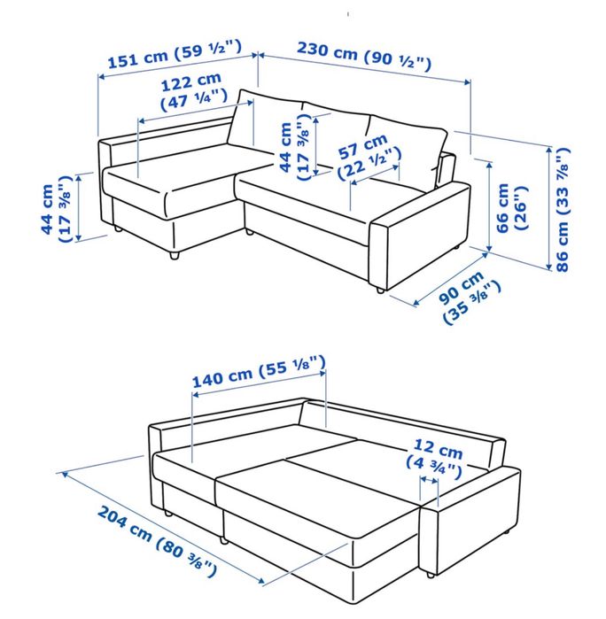 Colțar extensibil cu depozitare IKEA