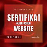 Tur firmalar SERTIFIKAT olish uchun website | Сертификат для Тур фирмы
