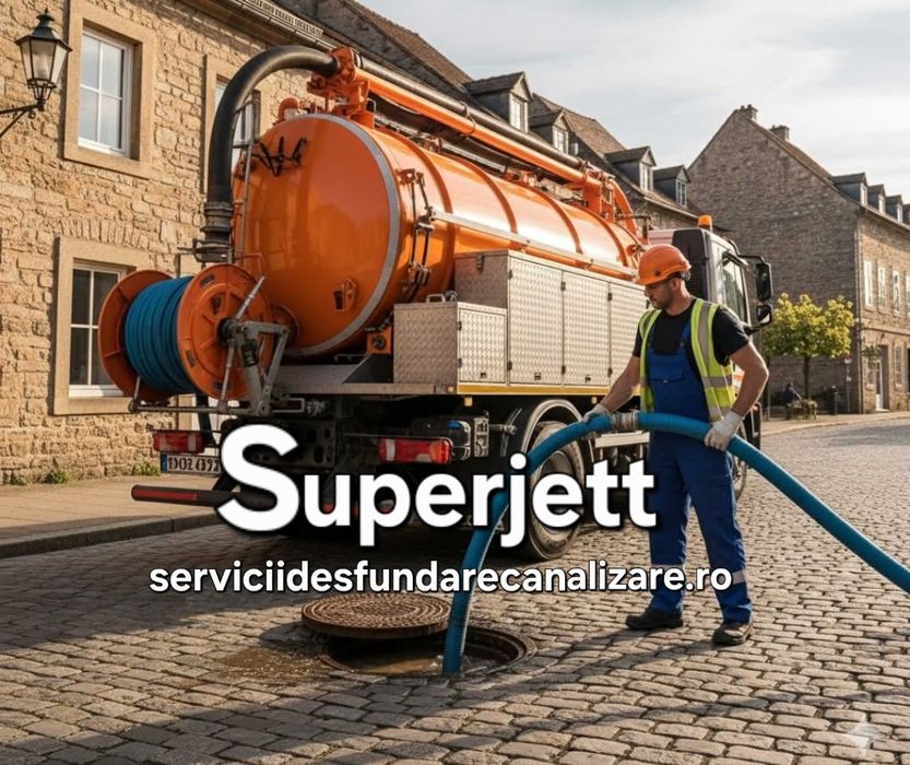 Servicii desfundare, vidanjare desfundare canalizare