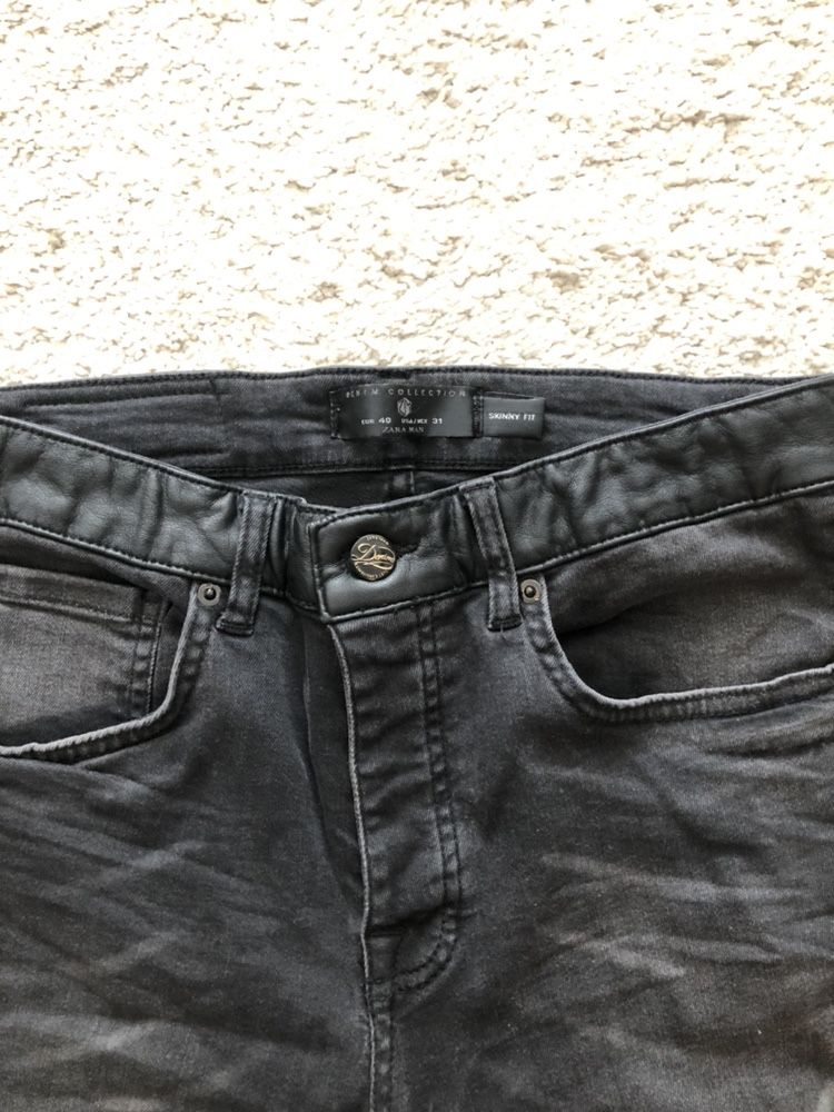 Blugi Zara Man Skinny Fit, marimea 40, noi