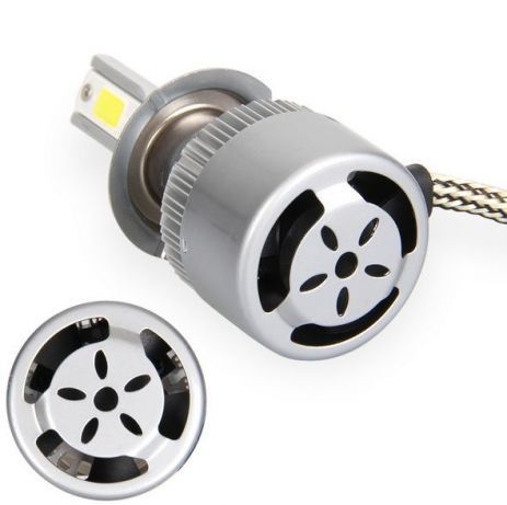 LED диодни крушки 2 броя 36w 7600lm H1 H4 H7 H11 HB3 HB4 12V