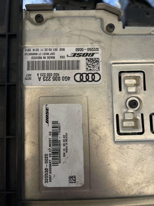 Amplificator audio BOSE 4G0035223A Audi A7 4G A8 4H A6 C7 an 2011-2019