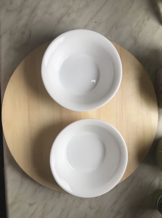 Set platou rotativ Ikea si boluri de opal