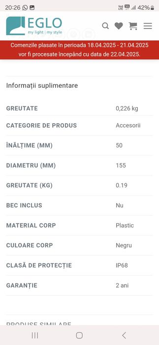 Doză Ramificație 3 Fire CONNECTOR BOX – Model 91206, IP68 – Nou!