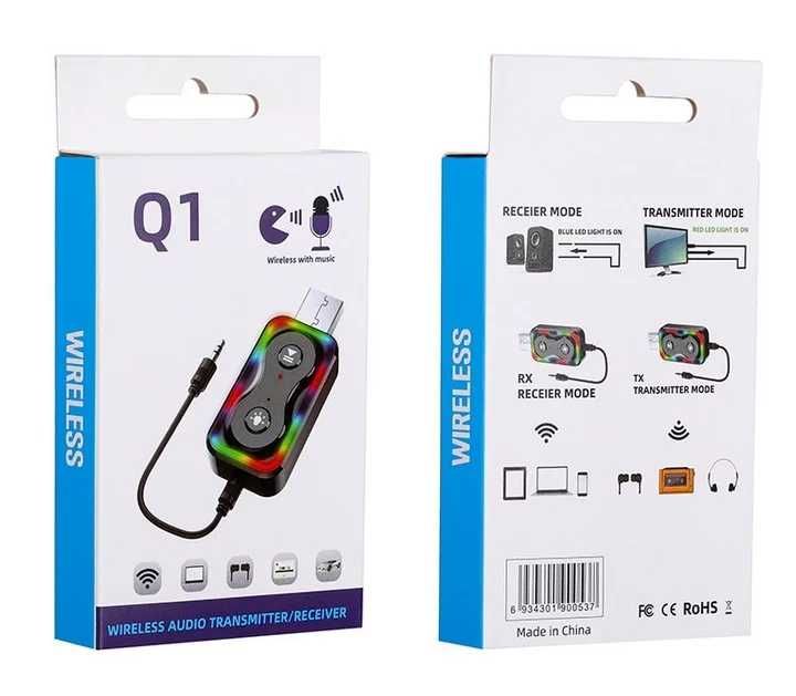 Адаптер Q1 Bluetooth 5.3 USB Bluetooth Aux приемник А3647