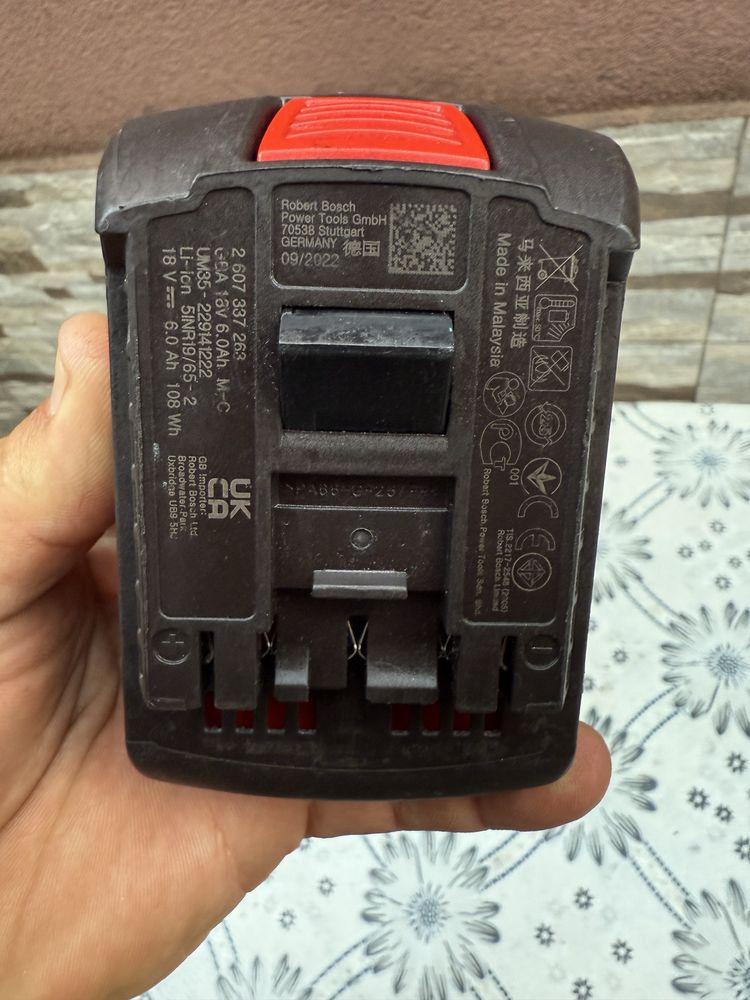 Акумулаторна батерия Bosch GBA, 18 V, 6. 0Ah,