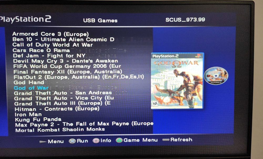 Playstation 2 cu 33 jocuri de top ,maneta ,cabluri