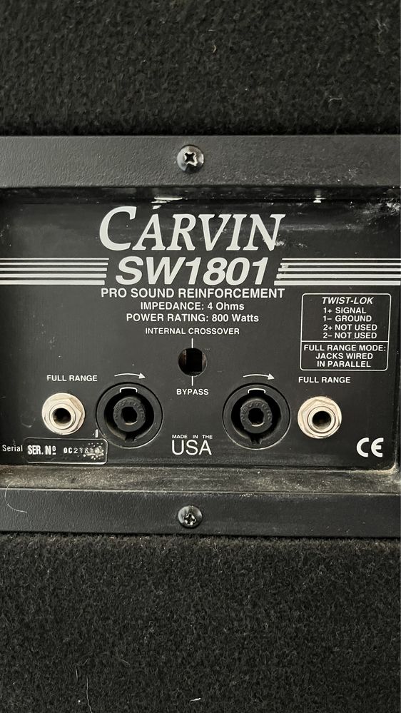 Продам сабвуфер CARWIN SW1801