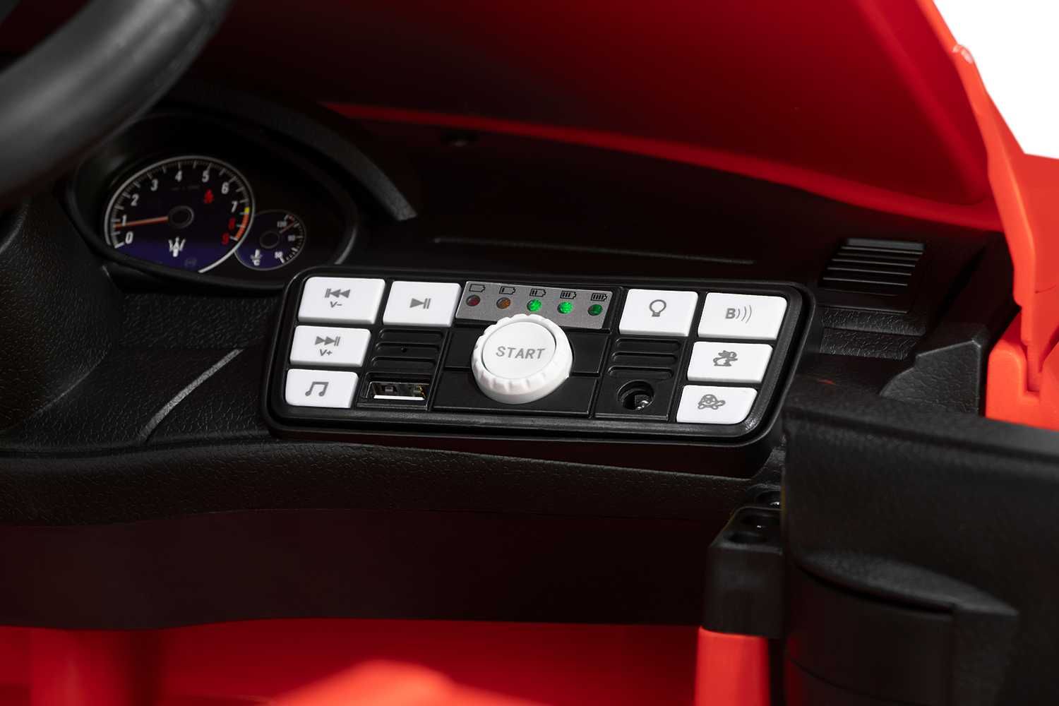 Masina electrica pentru copii Maserati GranCabrio 2x 30W 12V #RED