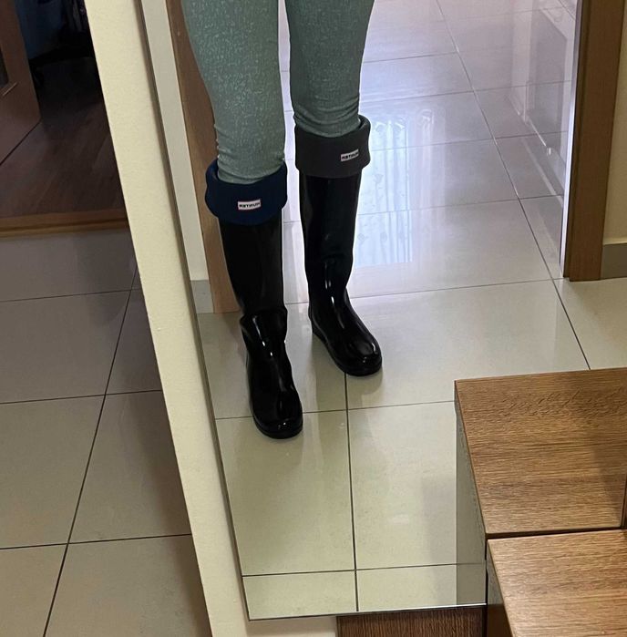 Cizme Hunter originale marimea 39 plus ciorapi cadou