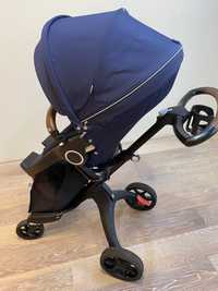 Бебешка количка Stokke тъмно синя