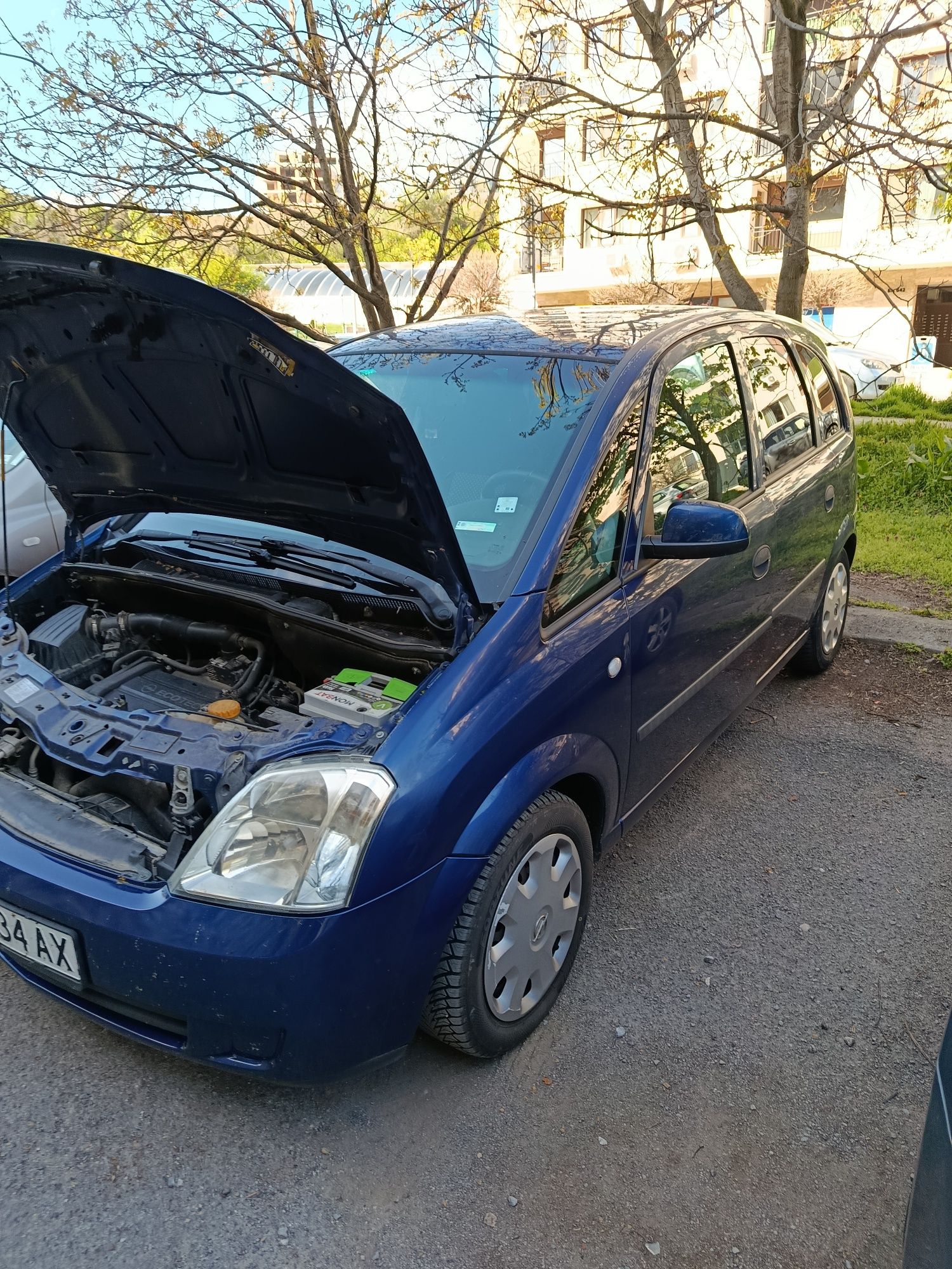 Опел мерива 1.4 16v 90k.c