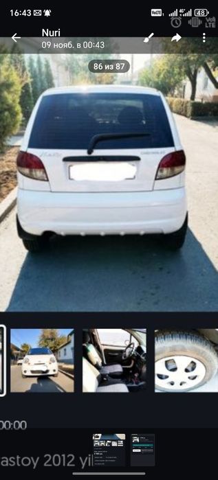 Matiz 3 tali prastoy