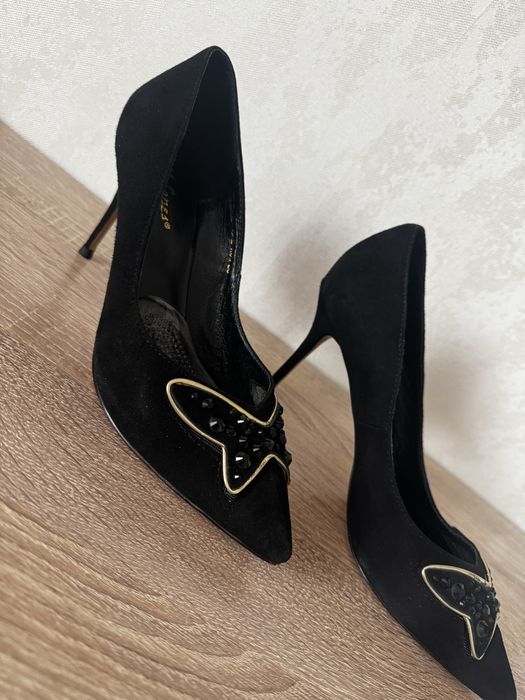 Туфли замшивые женские