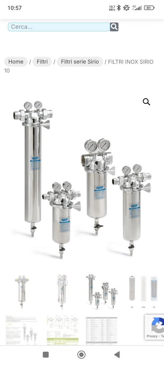 Filtru alimentar