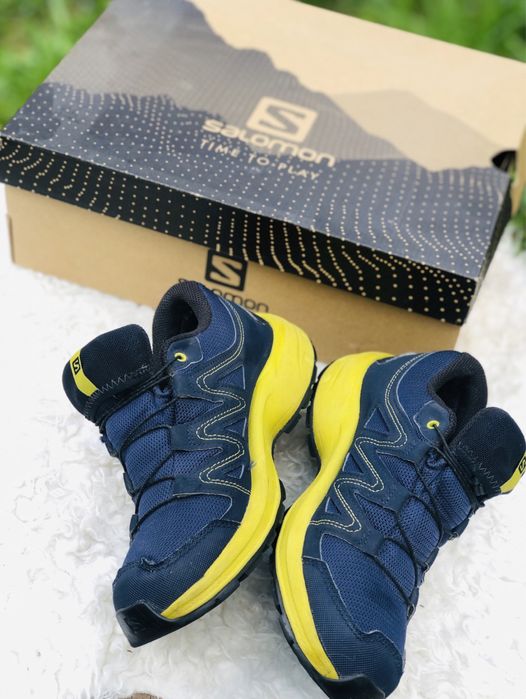 Bocanci baiat SALOMON-marimea 37,inter23,5,cm,imperm,nu  PIELE GEOX