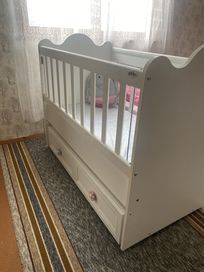 Бебешко дървено легло 60/120