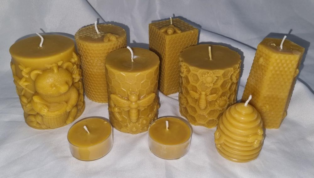 Ръчно изработени свещи от пчелен восък