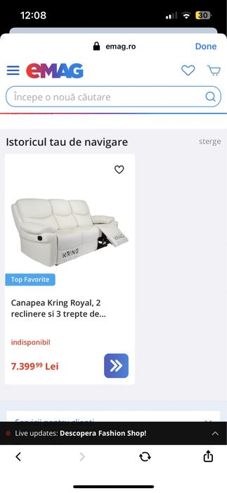 Canapea Kring Royal