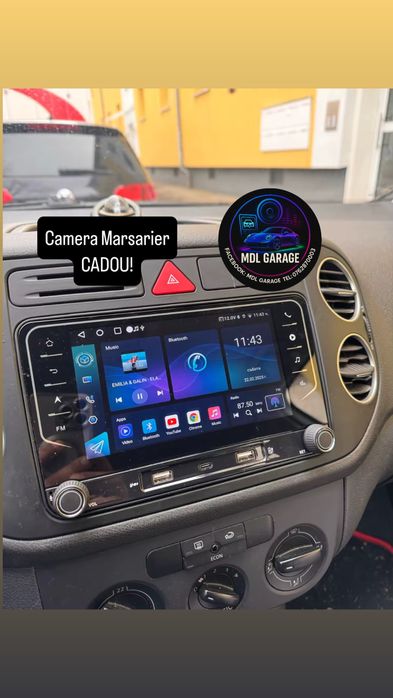 Navigatie VW Android Skoda Seat Volkswagen Mib 4Gb Ram Passat Golf CC