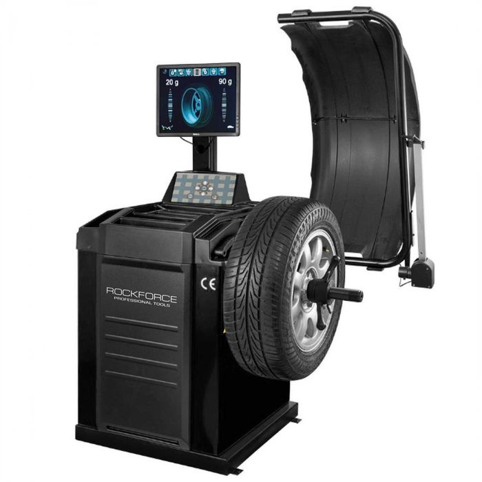 Професионална машина за баланс на гуми  RockForce