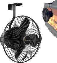 Висящ топлинен вентилатор за печка/камина Tomersun със защитен капак