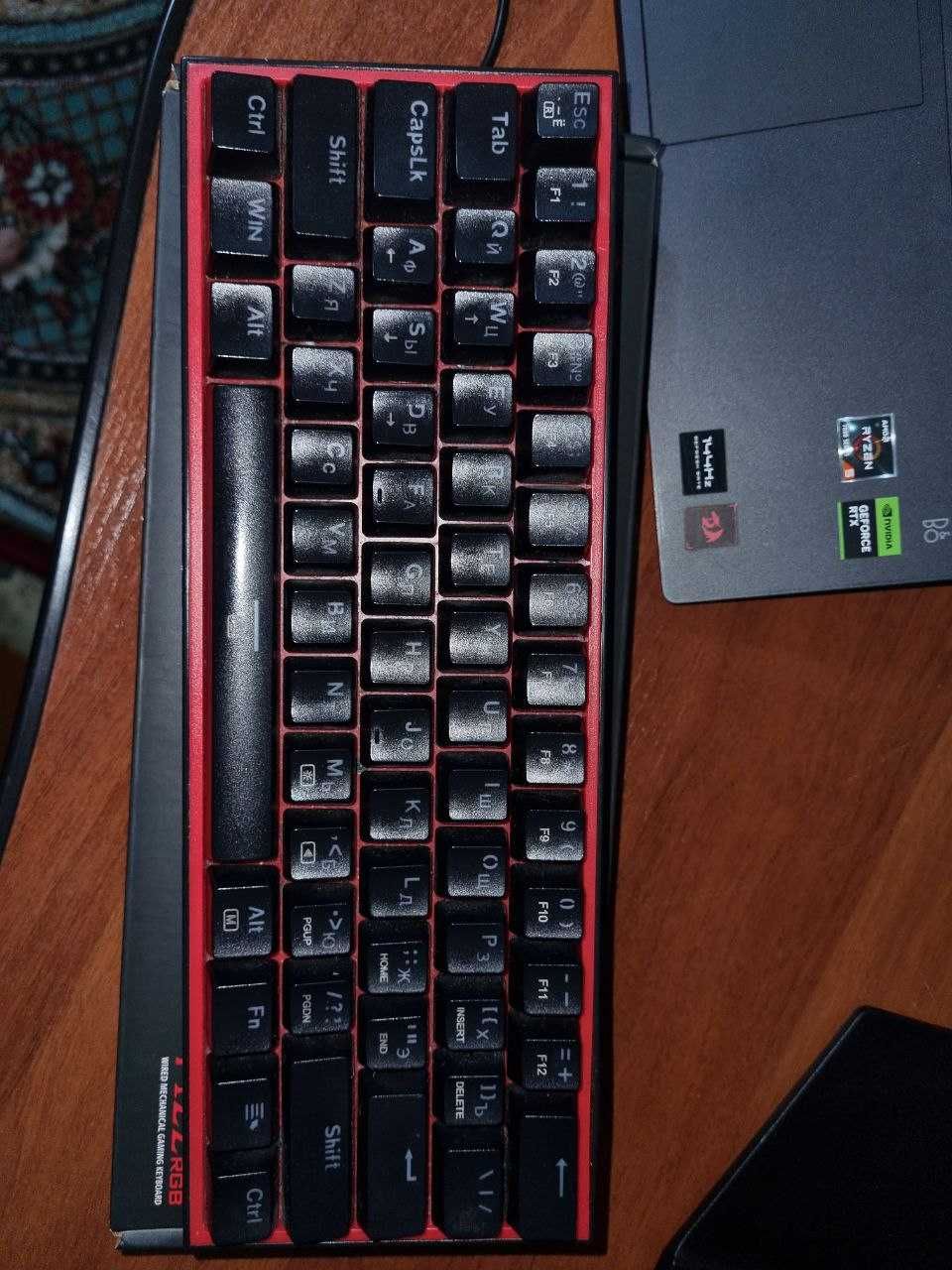 Redragon Fizz RGB Black гейминг клавиатура, gaming klaviatura