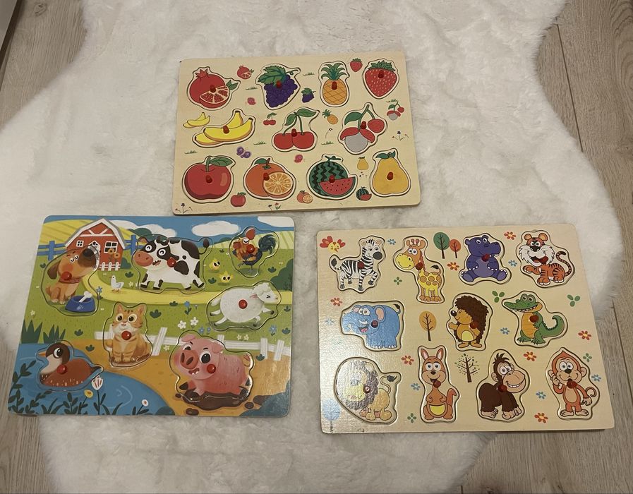 Дървени пъзели за деца