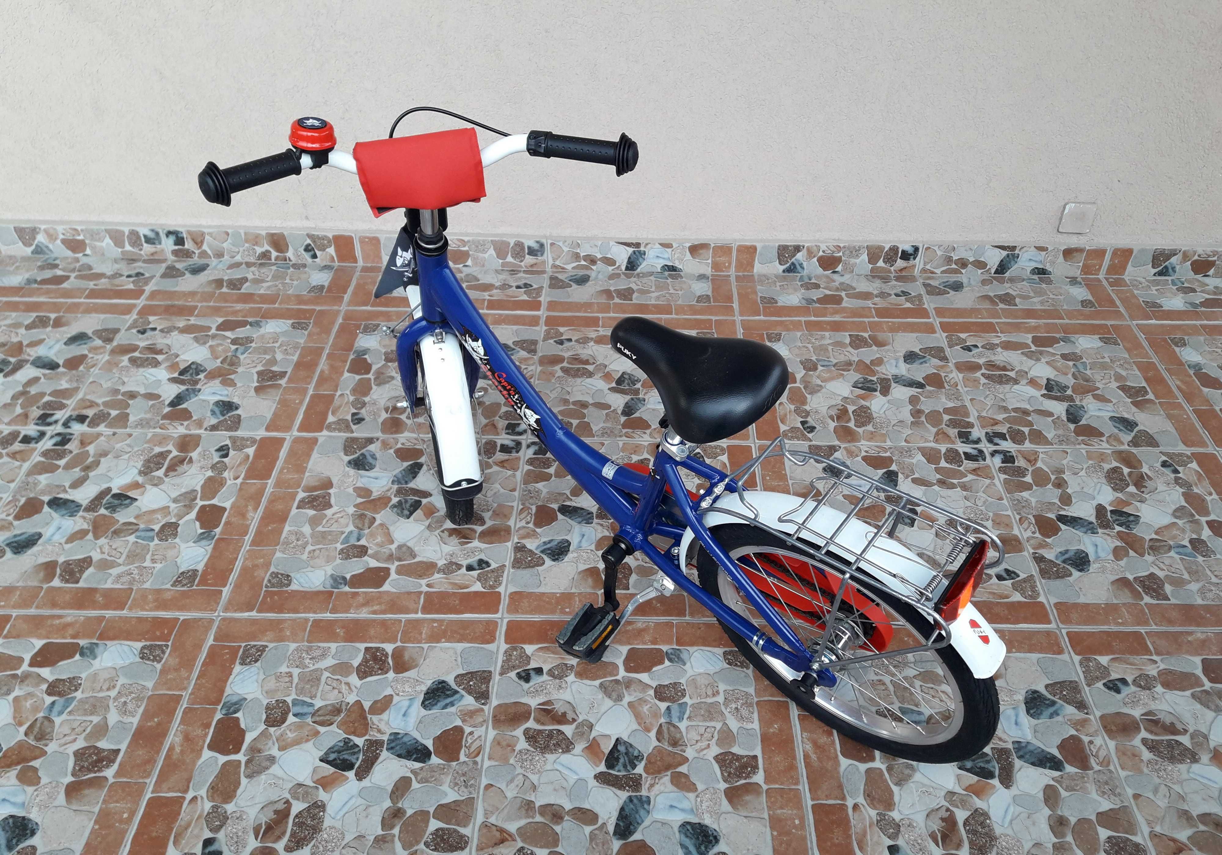 Bicicletă copii 18’ PUKY ZL 18-1 ALUMINIU Capt'n Sharky – albastră