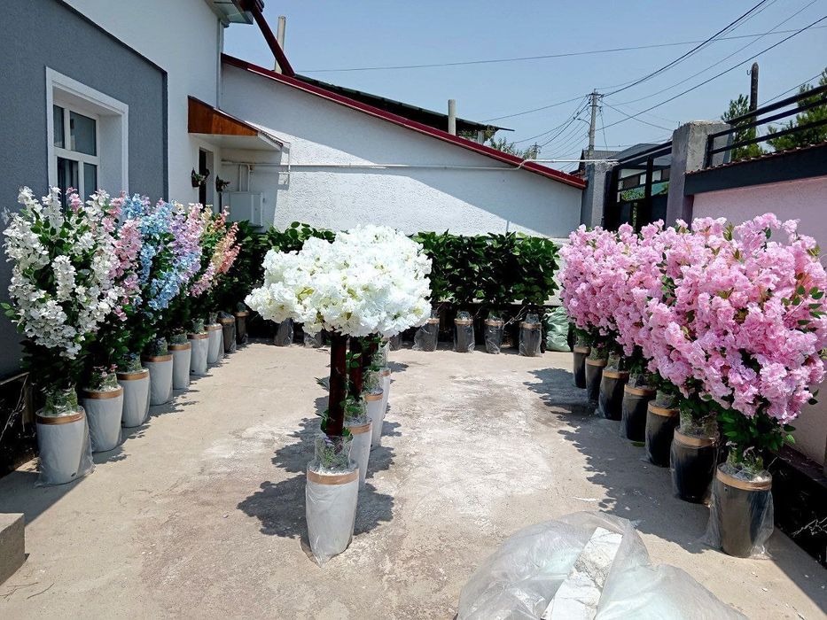 Искусственные деревья и растения. Суний гуллар ва дарахтлар. Цветы