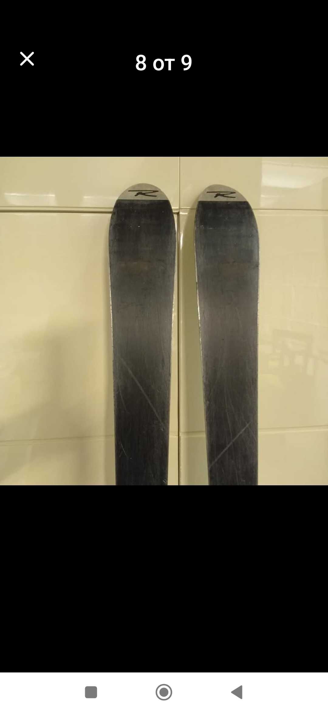 Ски Rossignol 177см Тооn carv  и автомати Salomon 750