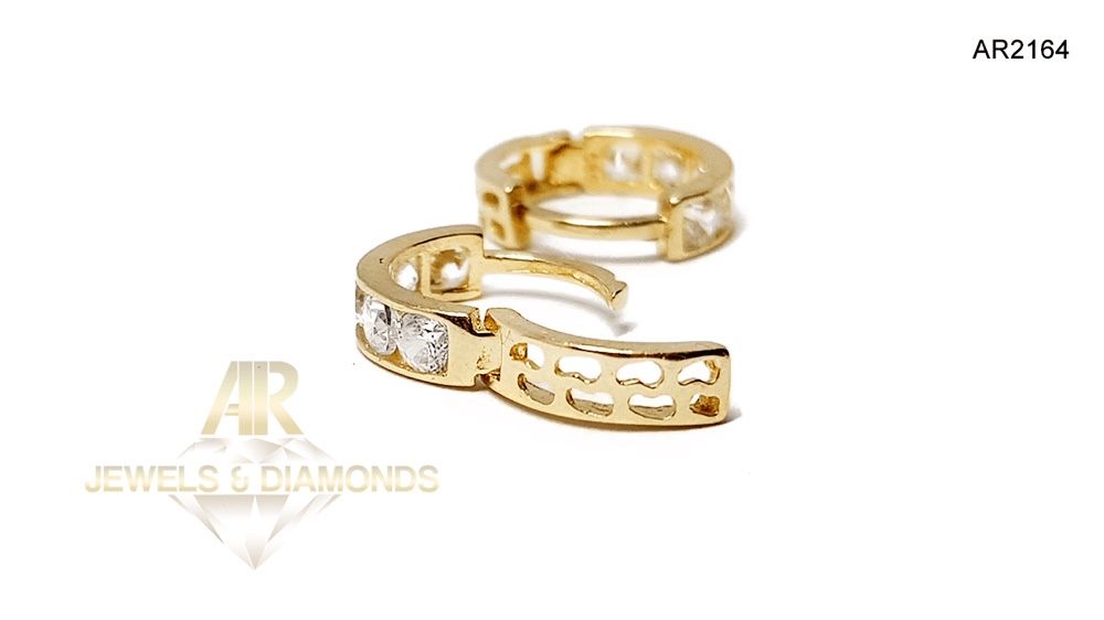 Cercei Baby Aur 14 K model ARJEWELS(AR2164) pentru copii