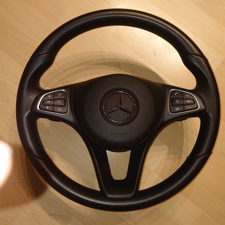 Volan Piele Mercedes W205 cu padele si cu airbag