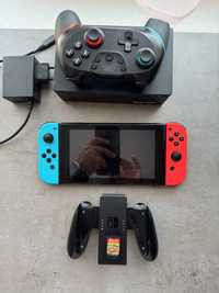 Consola Nintendo Switch V2 cu JOY-CONS Red/Blue