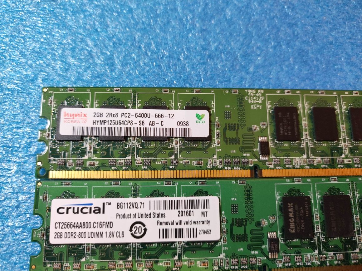 Memorie ram Calculator pc Ddr2 2gb 800mhz Crucial Hynix