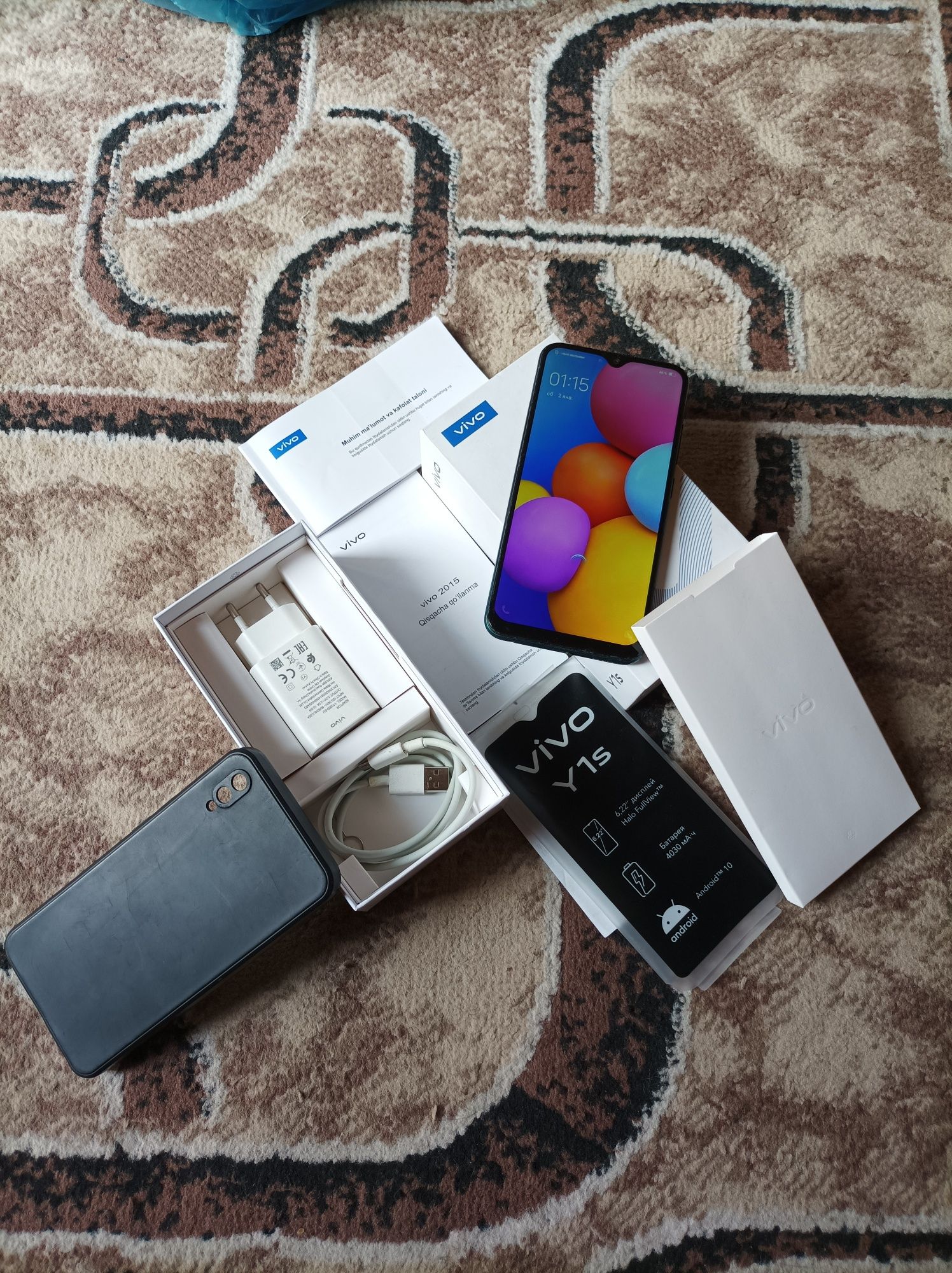 Vivo Y1s kok rang 32 gb