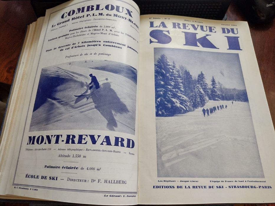 Revista de ski/Jurnalul de ski 1934 10 numere coligate