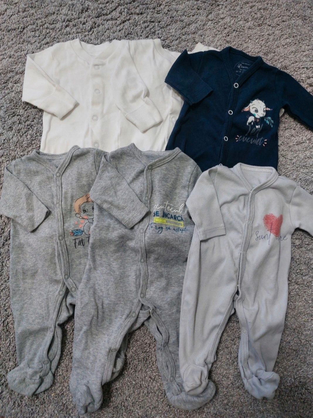 Pijamale bebe lot 6 bucati