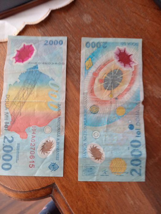 bagnote cu eclipsa din 2000