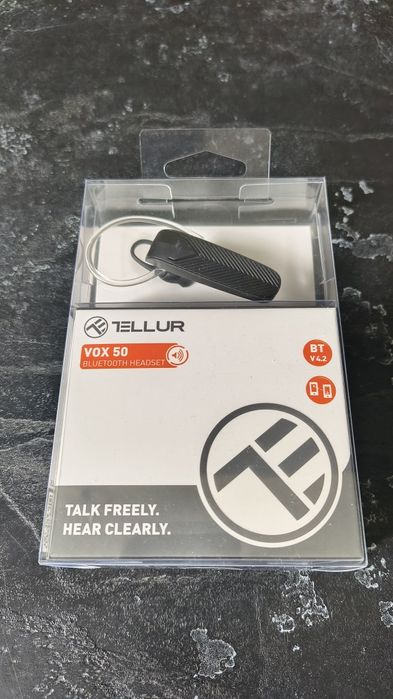 Casca bluetooth pt telefon /tableta,Tellur Vox 50, sigilata, gar
